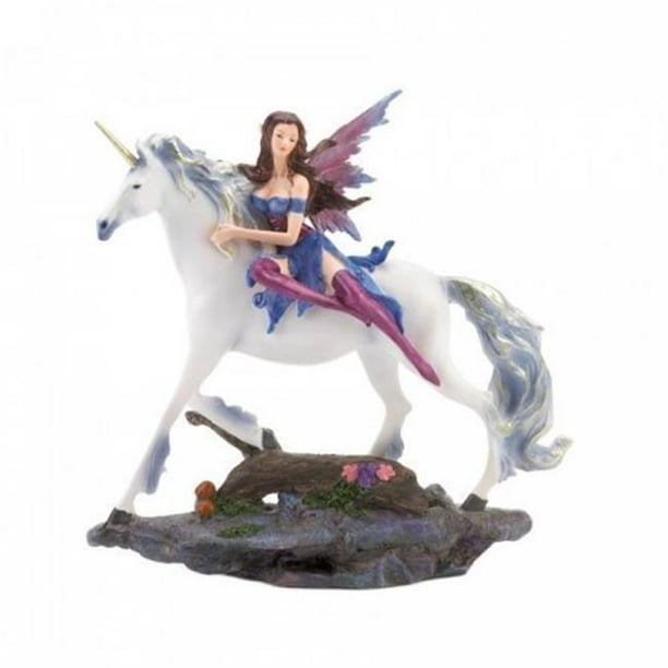 Dragon Crest FAIRY AND UNICORN FIGURINE