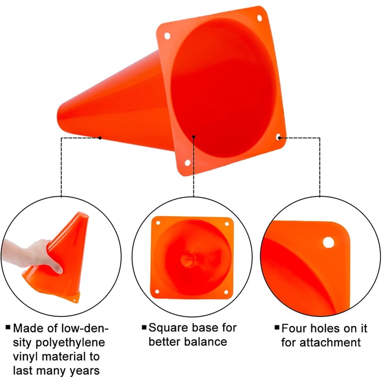 Fabulas 7-Inch Training Cones, 24-Pack Multicolor photo 5