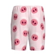 thumbnail image 5 of Naloa Cute Pig Nose Men's Short Pajama Pants, Lounge Comfort Shorts with Elasticized Waistband and Side Pockets - 3X-Large, 5 of 9