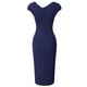 thumbnail image 4 of Vestido tubo de estilo vintage para mujer con abertura, 4 of 6