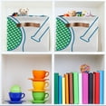 thumbnail image 6 of Tennis Racquet and Ball Storage Basket Large Foldable Storage Bin Laundry Baskets Toys Box Book Foldable Organizer Bag 14.2x10.2x8.3 Inches 2 PCs, 6 of 8
