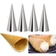 thumbnail image 3 of Moldes de rollo de cono de tubo cónico de 5/12 Uds., Moldes de croissants en de acero inoxidable, molde para pasteles, crema, cuerno, Herramientas y accesorios para hornear plata 5 piezas 12*3*3 cm Billuyoard JJ19524-03B, 3 of 6