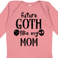 thumbnail image 4 of Inktastic Future Goth Like My Mom with Skulls Boys or Girls Long Sleeve Baby Bodysuit, 4 of 5