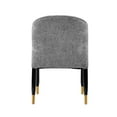 thumbnail image 3 of Manhattan Comfort Ola Dining Chair with Solid Wood Frame in Gray  - Set of 2, 3 of 6
