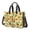 Sunflower and Text Orange Pattern, variant on Sunflower and Leopard Yellow Pattern Canvas Messenger Tote Bag, Teacher Tote with Multi Pockets & Removable Strap, Durable Canvas Gifts for Women Men Teacher Nurse