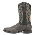 thumbnail image 2 of Dingo Mens Ranger Leather Ostrich Print Round Toe Cowboy  Mid Calf Boots, 2 of 2