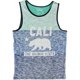 thumbnail image 1 of Camiseta sin mangas Urban Pipeline Colorblock Slub Azul Grande, 1 of 1