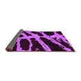 thumbnail image 2 of Ahgly Company Indoor Rectangle Abstract Purple Modern Area Rugs, 4' x 6', 2 of 4