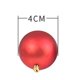 thumbnail image 4 of Matsuzay Gewe Yeeli Decoración del árbol de Navidad Adornos de Bolas Bola de plástico Brillante Casa Bar Decoraciones para Fiestas 4 cm Decoración del hogar rojo, 4 of 6