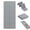 Gray, variant on Core Balance Foldable Travel Yoga Mat, 8mm Thick Folding Exercise Mat, Outdoor For Women & Wide Pilates Mats Y Men,