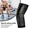 thumbnail image 2 of 1Pc Winter Warm Sports Elbow Pads Elbow Compression Sleeve for Tendonitis Anti-collision Arm Support Braces for Fitness Tennis Basketball Cycling Volleyball, 2 of 4