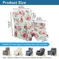 thumbnail image 3 of Psesaysky Romantic Roses Flowers Print Recliner Cover, Couch Cover for Recliner Fall Home Decor - Stretch Non Slip Sofa Covers Washable, Furniture Protector for Kids, Pets, Dog, 3 of 7