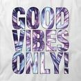 thumbnail image 2 of Good Vibes Only T-Shirt | Positive Vibes White Tee Gift, 2 of 5