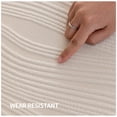 thumbnail image 4 of OHSIO Sectional Couch Covers, Wear Resistant Stretch Sofa Covers Washable Couch Cushion Covers Anti Slip Furniture Protector Slipcovers for Pets (1 Piece Armrest Cover, Ivory, Ripple Stripe), 4 of 7
