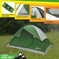 thumbnail image 2 of Wakeman Outdoors 4 Person Camping Tent with Rainfly - Easy Family Tents for Camping Essentials, Green, 2 of 6