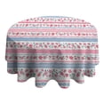 thumbnail image 4 of Pioneer Flower Round Tablecloth 60" X 60",Wrinkle Wipeable Table Cloth for Kitchen Dining Room Picnic Patio Party, 4 of 6