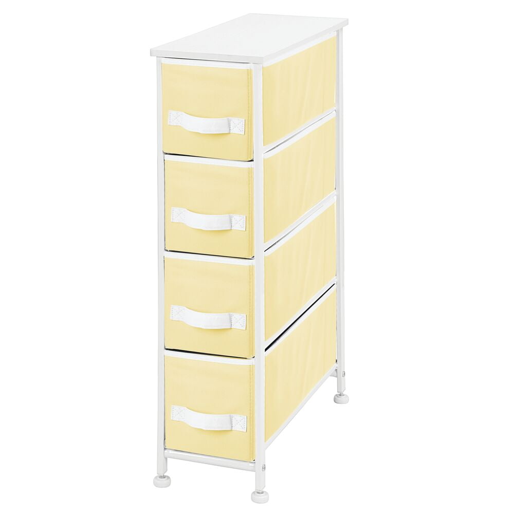 mDesign Narrow Storage Dresser Furniture Unit Slim Standing Organizer