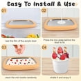 thumbnail image 3 of 1+12 Rolled Ice Maker Machine Instant Ice Maker Tray Instant Cold Plate For Making Homemade Rolled Slushies And Yogurt With 2 Scraper 10 10ml, 3 of 4