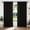 Black, variant on XUEYU 100% Blackout Curtains for Bedroom, Light Blocking Thermal Insulated Curtains with Noise Reduction, 52x84 Inch Room Darkening Window Drapes, Set of 2 Panels, Black