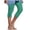 #01 Army Green 【Mix, Match & Rotate: Stock Up on Daily Colors】, variant on Women's Capri Pants Summer Solid High Waist Slim Fit Cropped Leggings with Pockets, Elastic Waist Stretchy Soft Fabric, Casual Yoga Workout Gym Lounge Pants for Women, Womens