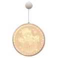 thumbnail image 1 of 3D Hanging Light LED String Lamp Lighting Decoration Christmas Light for Home Bedroom Room Merry Christmas 2, 1 of 10