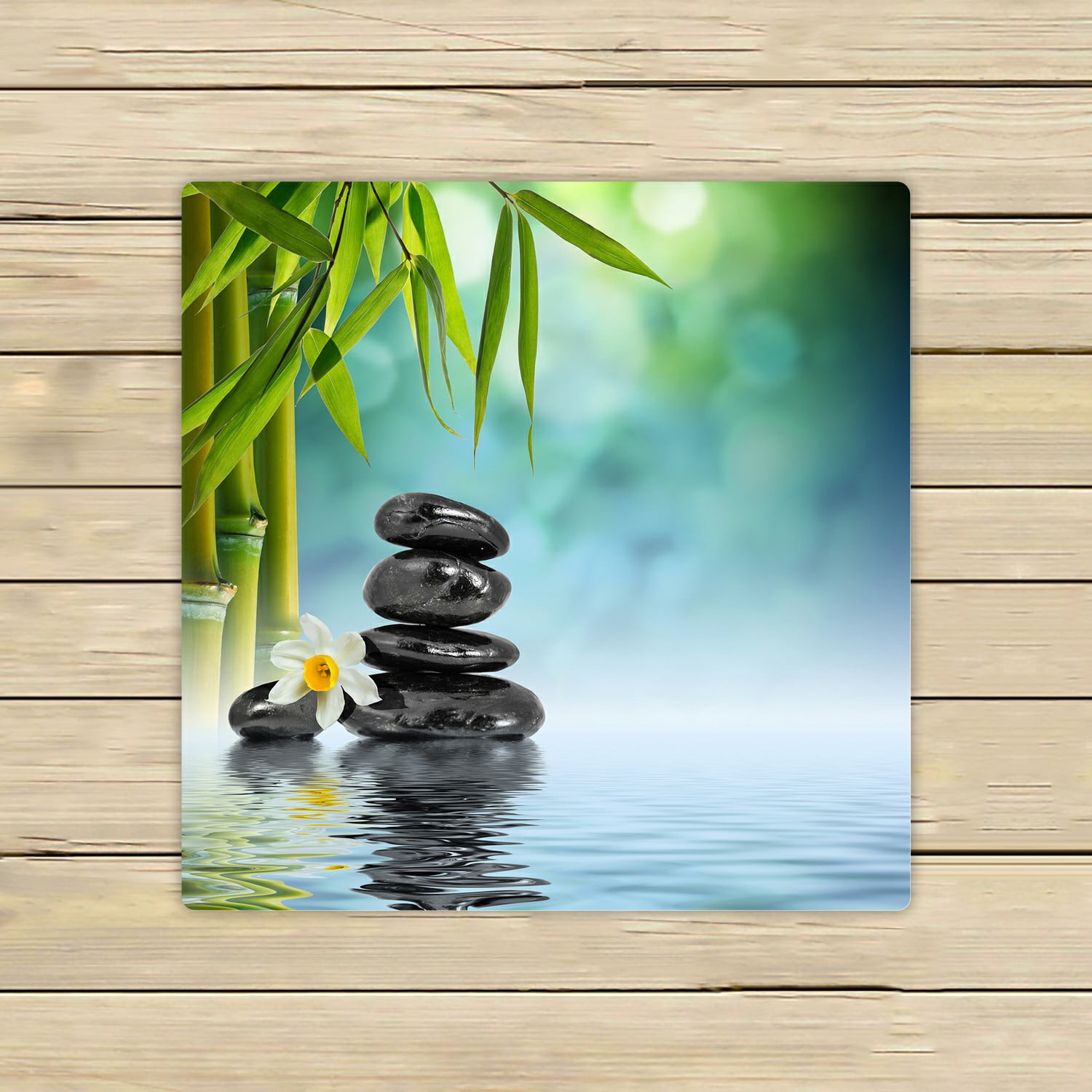 ECZJNT Zen Stones And Bamboo On The Water Beach Bath Towels Shower