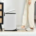 thumbnail image 2 of Trash Can, 3.2 Gallon Trash Bin Stainless Steel, Trash Can with Lid, Soft-Close Step Pedal, Fingerprint-Resistant Kitchen Bathroom Bin, 2 of 8