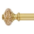 thumbnail image 1 of Barra para cortinas OLV ajustable dorada de 91 pulgadas, resistente, 1 of 9