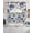 SteelBlue, variant on Navy Blue Floral Swag Curtains for Living Room/Bedroom Windows, Rustic Spring Flower Blossom Kitchen Curtains and Valances Set 36 Inch Length, Light Filtering Swags Valance Curtain Panels