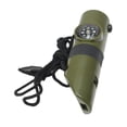 thumbnail image 3 of Silbato de supervivencia para acampar,Brújula con silbato y termómetro para supervivencia en acampada,Kit de lupa y linterna 7 en 1 para emergencias,Silbatos de supervivencia con cordón para, 3 of 8