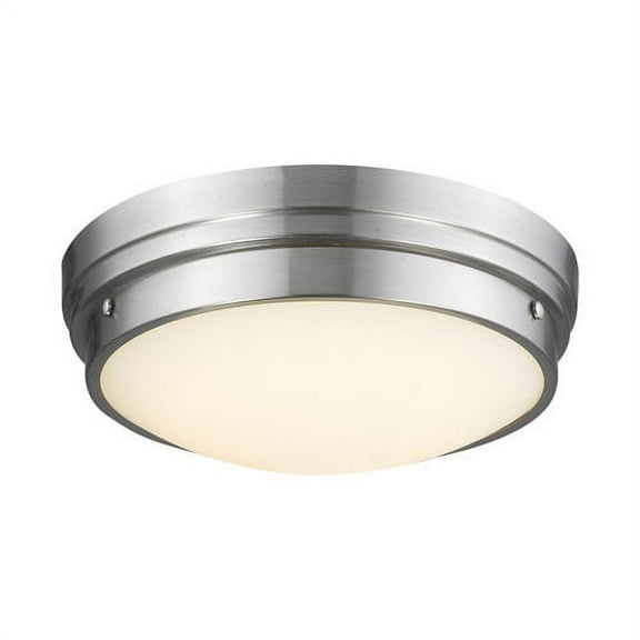Cermack St. Brushed Nickel 11-Inch LED Flush Mount