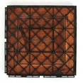 thumbnail image 3 of 3rd Street Inn Interlocking Deck Tiles - Oiled Acacia Finish - Diamond, 20 Pack, 3 of 4