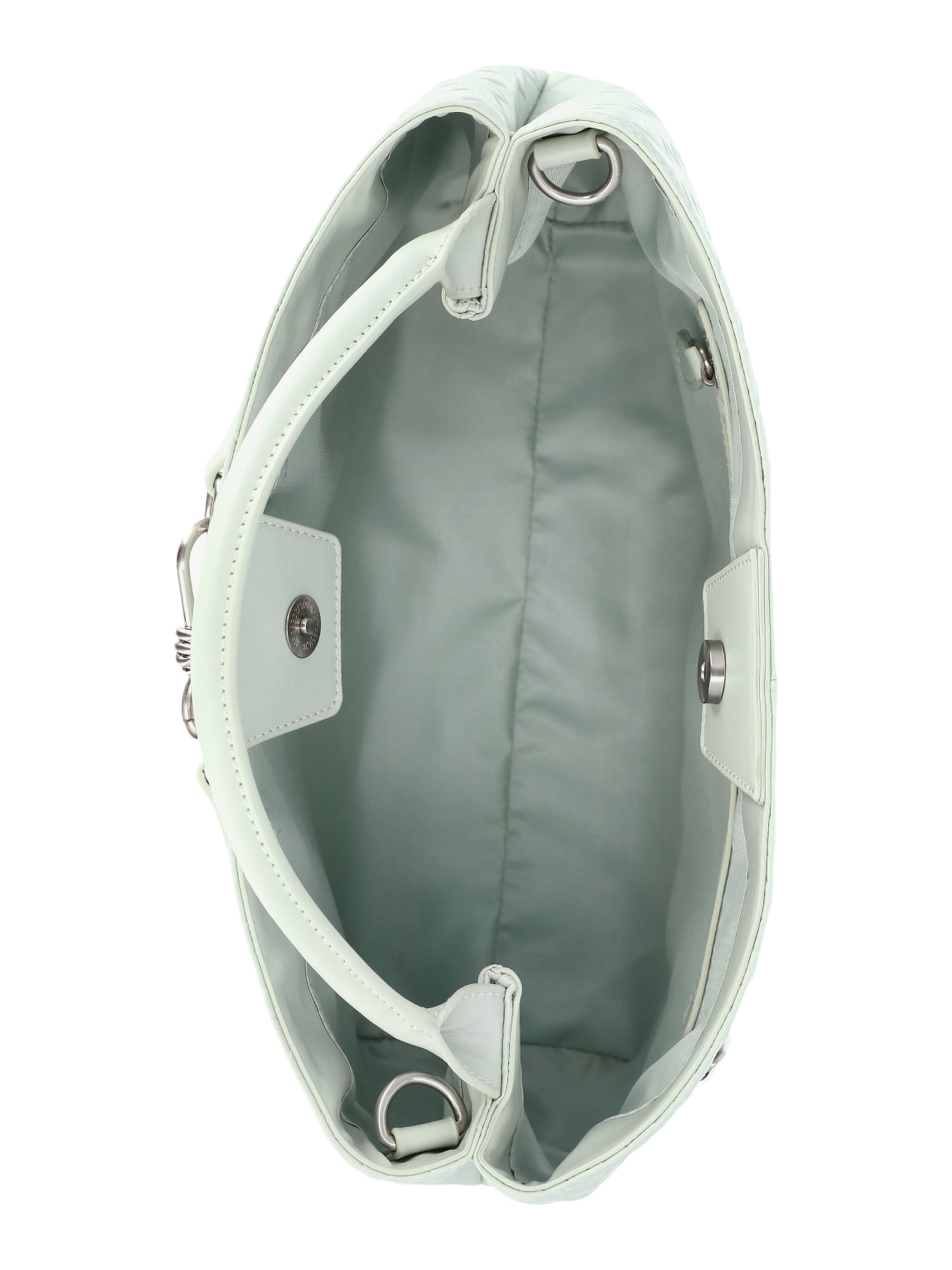 Time and Tru Women's Hazel Satchel Bag Handbag, Seafoam - Walmart.com
