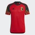 thumbnail image 6 of adidas Beligium Home Men's Soccer Jersey World Cup 2022 (L) Red/Black, 6 of 8