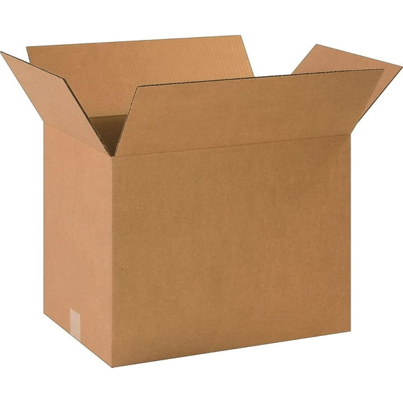 18.5 x 12.5 x 14-Inch Shipping Boxes, 32 ECT, Brown, 20/Carton (181214)