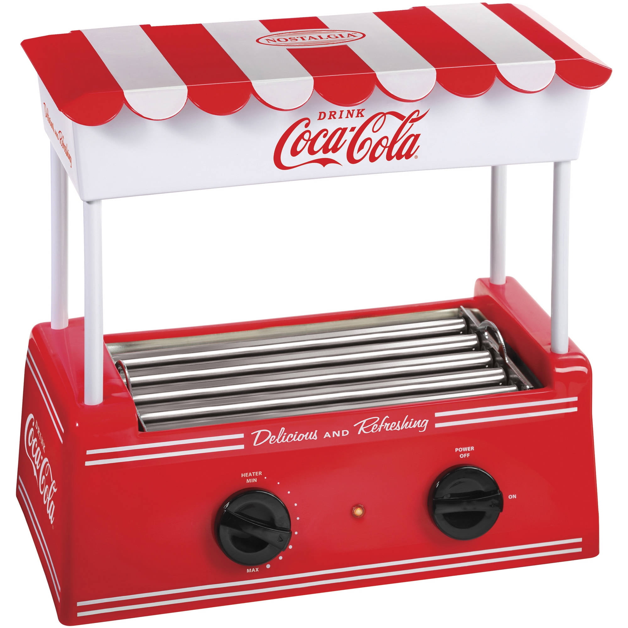 Nostalgia Hdr565e Coca Cola Hot Dog Roller And Bun Warmer Nostalgia Hdr565e Coca Cola Hot Dog Roller And Bun Warmer