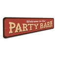 thumbnail image 3 of Party Barn Novelty Sign, Metal Wall Decor - 4x18 inches, 3 of 4