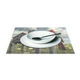 thumbnail image 3 of Ryvnso Placemats Set of 4 Red Bird Farm House Dining Mats Heat-Resistant Non-Slip Washable Table Mat, 3 of 8