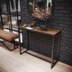 thumbnail image 2 of Consola Town Maderkit color Gales-Negro estilo industrial, 2 of 6