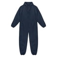 thumbnail image 5 of Sxiwei Mens One Piece Work Coveralls Mechanics Jumpsuits Long Sleeves Front Zipper Body Suits Navy Blue XL, 5 of 7