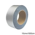 thumbnail image 1 of Langgg Ruban Adhésif Étanche en Papier D\'aluminium, Bande de Caoutchouc Butyle pour Réparer la Surface, Fissure, Toit, Tuyau, 10 m X 10 cm, 1 of 8