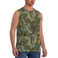 thumbnail image 2 of Kdxio Green Snake Skin for Men's Muscle T-shirt,Sleeveless for Workout Running Athletic Gym Lounge Casual, 2 of 7