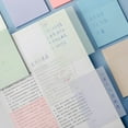 thumbnail image 3 of Clearance! Sticky Note Transparent Sticky Notes Coloured Sticky Notes 70X95Mm Waterproof Sticky Notes 50Pcs Beige, 3 of 3