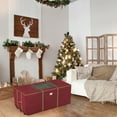 thumbnail image 5 of Elf Stor Christmas Tree Storage Bag with Wheels for 9-Foot Fake Trees (Red), 5 of 7