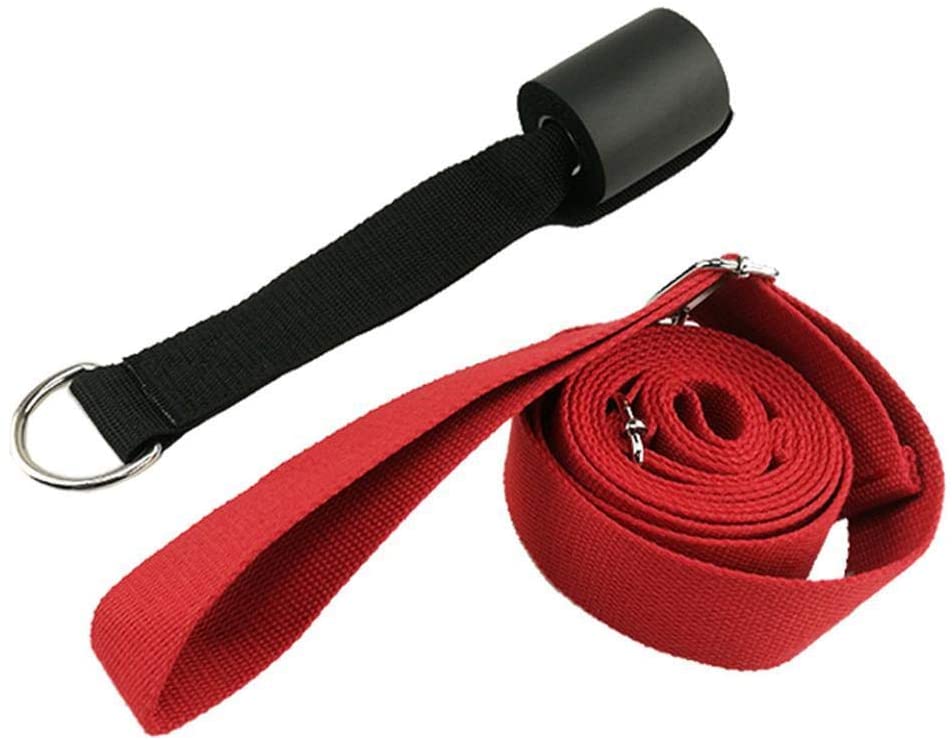 Eastjing Yoga Leg Stretcher Stretch Strap with Door Anchor Door