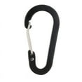 thumbnail image 3 of 10Pcs Aluminum Carabiner Clip Snap Hook Spring Loaded Carabina Black, 3 of 6