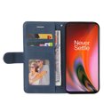 thumbnail image 5 of Compatible OnePlus Nord 2 5G Case, Leather Wallet Case Stand View Magnetic Clasp Book Flip Folio Phone Cover - Blue, 5 of 5