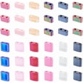thumbnail image 1 of 12 Colors 2-Hole Glass Seed Beads 300pcs 2 Sizes Beads Flat Rectangular Square Beads Japanese Glass Beads Spacer Beads for Jewelry Bracelet Earring Making, 1 of 9