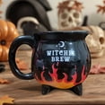 thumbnail image 6 of Halloween Cauldron Coffee Mug 12oz - Spooky Witch's Brew Ceramic Cup with Magic Flame Color Changing Effect - Ideal for Tea, Hot Chocolate & Coffee - Fun Witchy Drinkware for Adults & Kids, 6 of 6