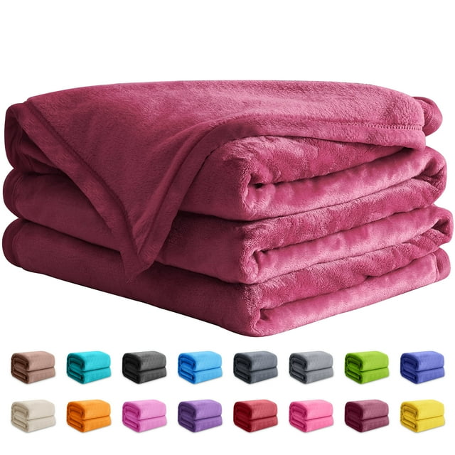 Astarin Throw Blanket, Throw SizeWine Red Blankets & Throws for Couch